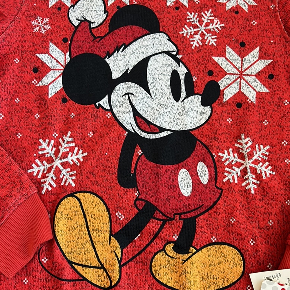 Disney Mickey Christmas crew neck